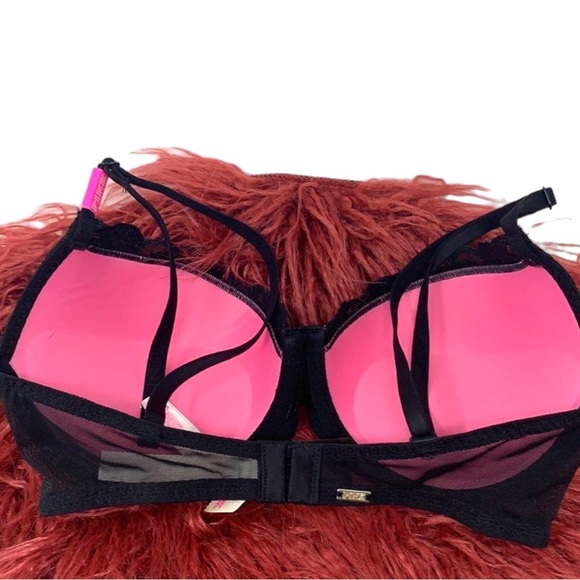 Sz32D Pink by Victoria SecretDate Push-up Bra NWT - Picture 4 of 5